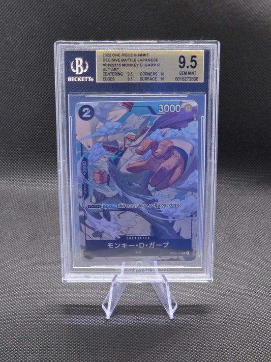 BGS 9.5 Monkey D. Garp OP02-115 Paramount War Japanese