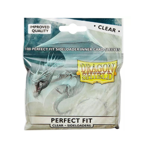 Dragon Shield Perfect-Fit Sideloader Pacchetto 100 buste Clear