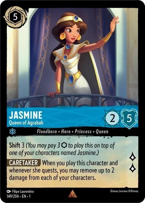 1TFC-149 Jasmine - Queen of Agrabah R