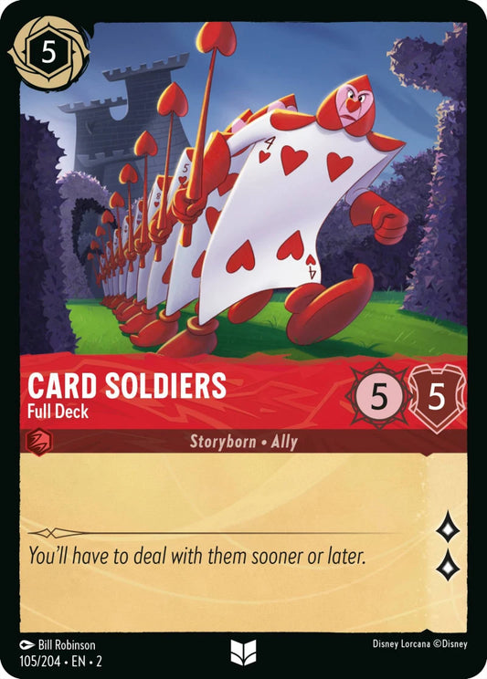 2ROF-105 Card Soldiers - Full Deck UC