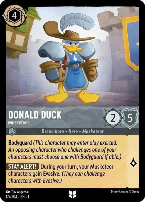 1TFC-177 Donald Duck - Musketeer UC