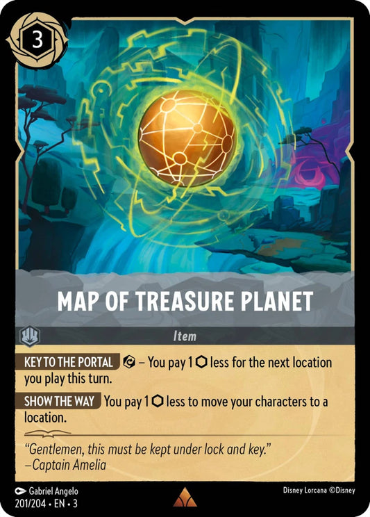 3INK-201 Map of Treasure Planet R
