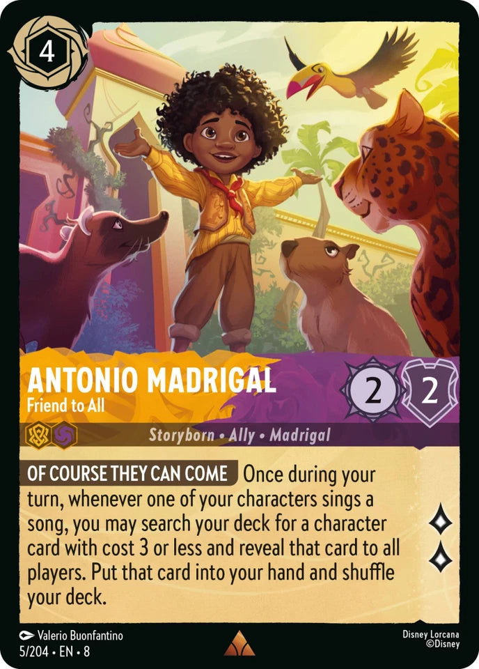 8JAF-5 Antonio Madrigal - Friend to All R