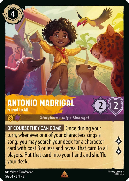 8JAF-5 Antonio Madrigal - Friend to All R