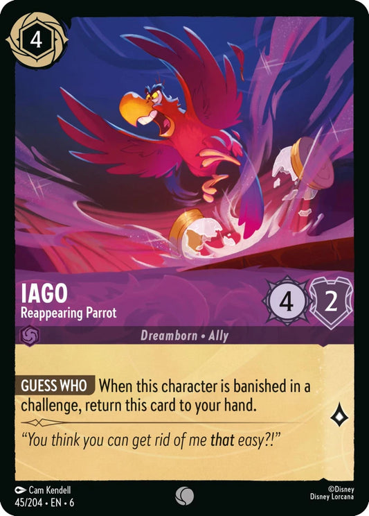 6AZS-45 Iago - Reappearing Parrot C