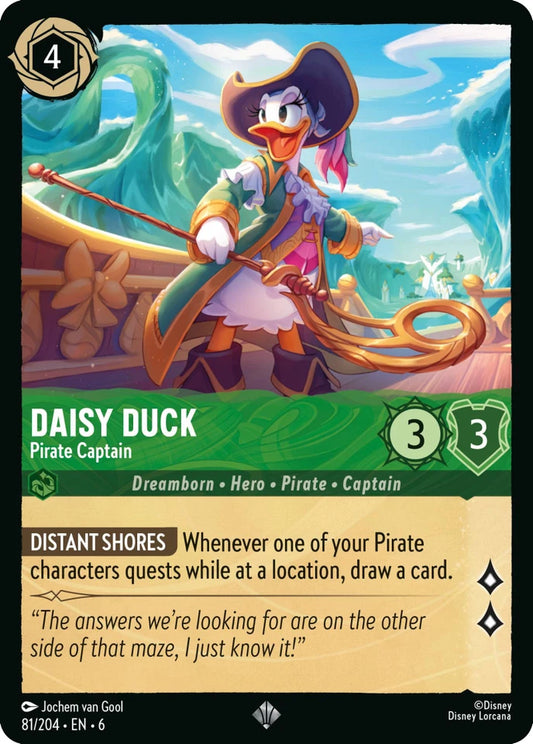 6AZS-81 Daisy Duck - Pirate Captain SR