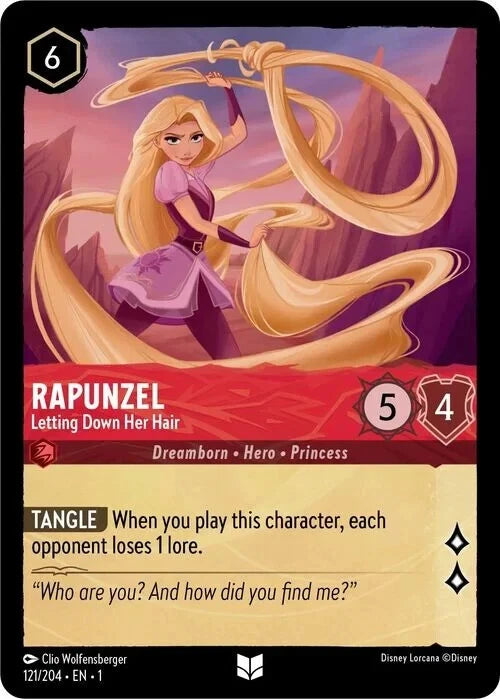 1TFC-121 Rapunzel - Letting Down Her Hair UC