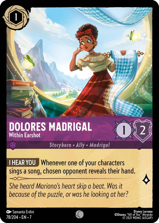 7ARI-78 Dolores Madrigal - Within Earshot C
