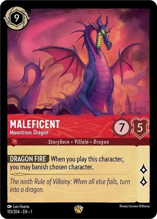 1TFC-113 Maleficent - Monstrous Dragon L