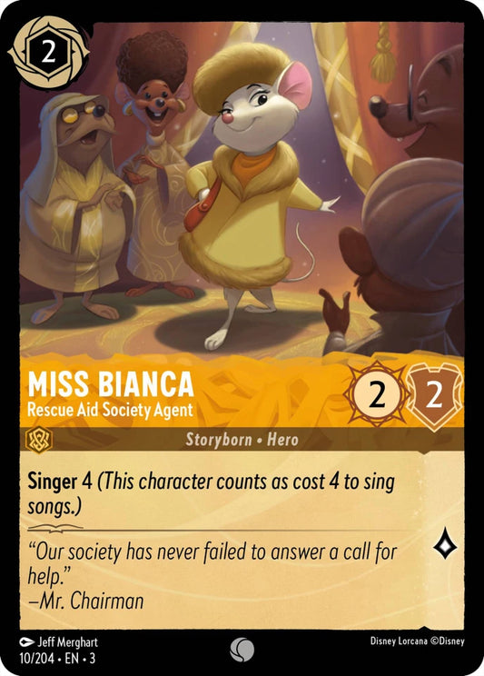 3INK-10 Miss Bianca - International Rescue Aid Society Agent C