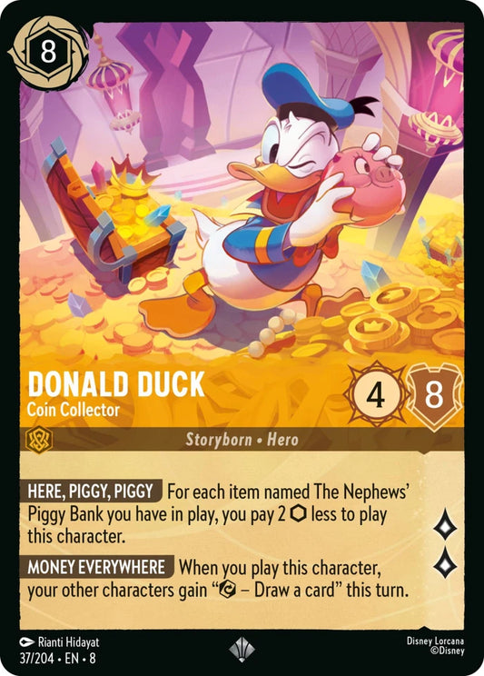 8JAF-37 Donald Duck - Coin Collector SR