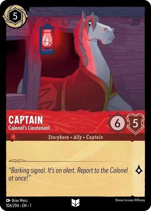 1TFC-106 Captain - Colonel's Lieutenant
