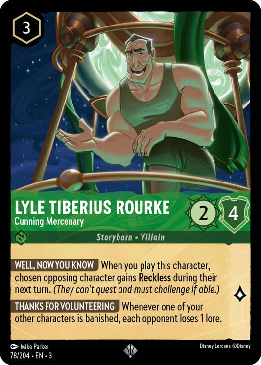 3INK-78 Lyle Tiberius Rourke - Cunning Mercenary SR