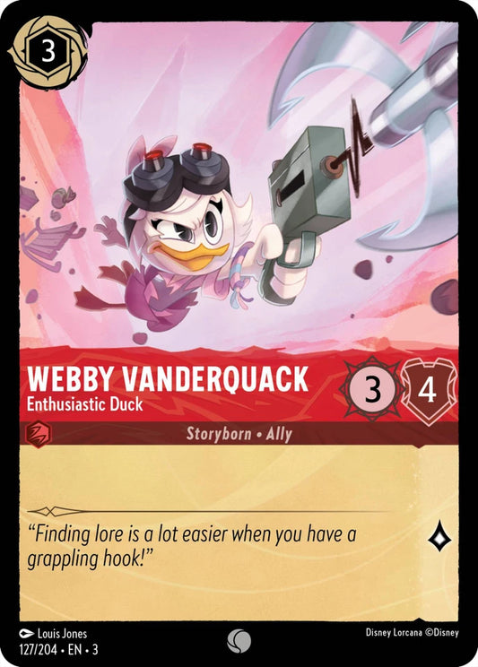3INK-127 Webby Vanderquack - Enthusiastic Duck C
