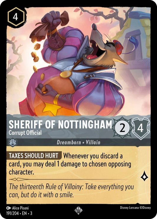 3INK-191 Sheriff of Nottingham - Corrupt Official SR