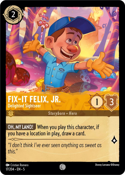 5SSK-17 Fix‐It Felix, Jr. - Delighted Sightseer C