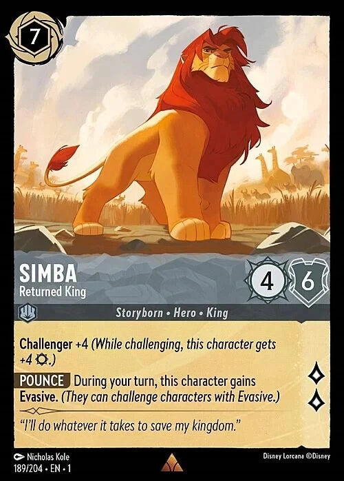1TFC-189 Simba - Returned King R