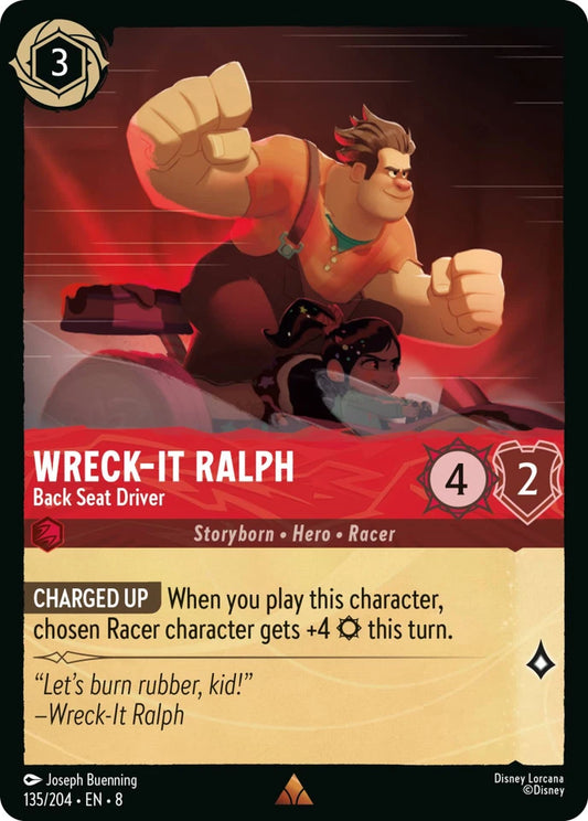 8JAF-135 Wreck-It Ralph - Back Seat Driver R