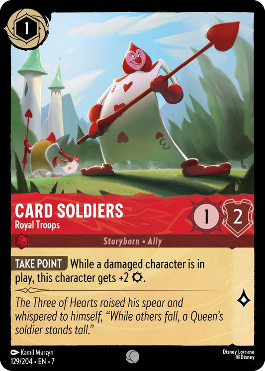 7ARI-129 Card Soldiers - Royal Troops C