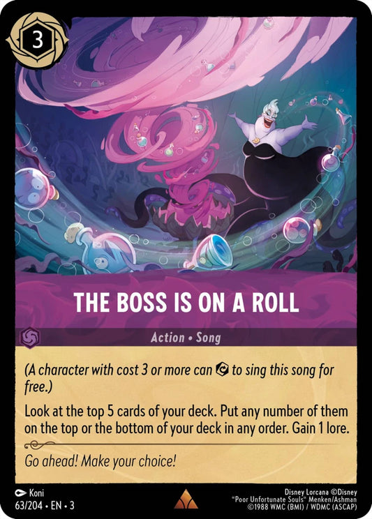 3INK-63 The Boss Is On A Roll R