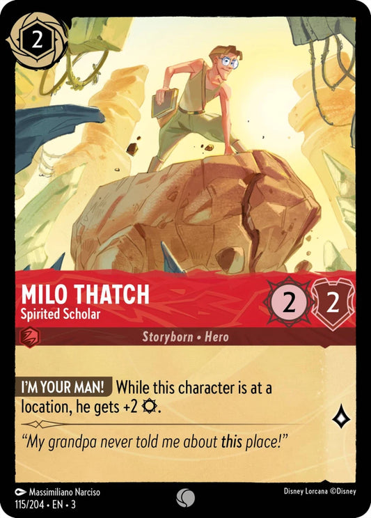 3INK-115 Milo Thatch - Spirited Scholar C