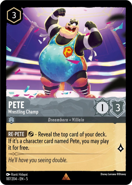 5SSK-187 Pete - Wrestling Champ R