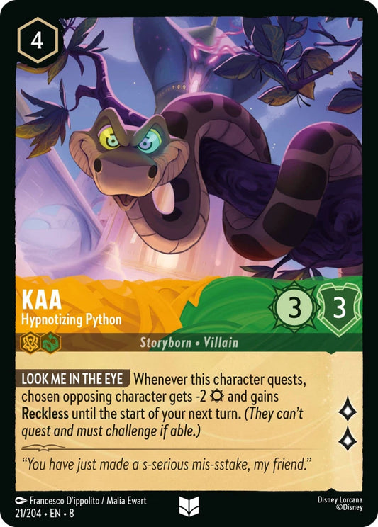 8JAF-21 Kaa - Hypnotizing Python UC