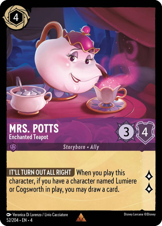 4URS-52 Mrs. Potts - Enchanted Teapot R