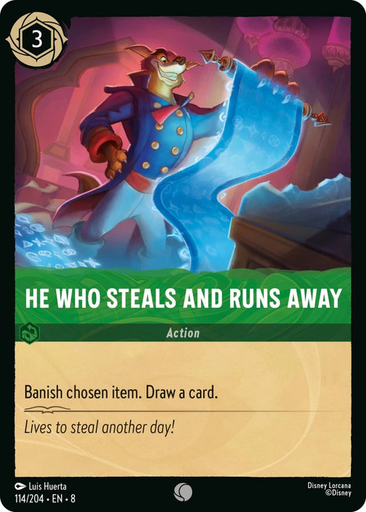 8JAF-114 He Who Steals and Runs Away C