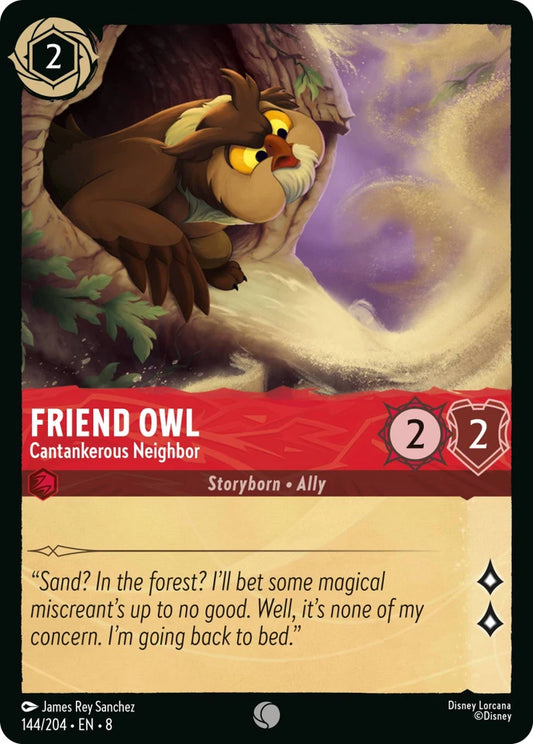 8JAF-144 Friend Owl - Cantankerous Neighbor C