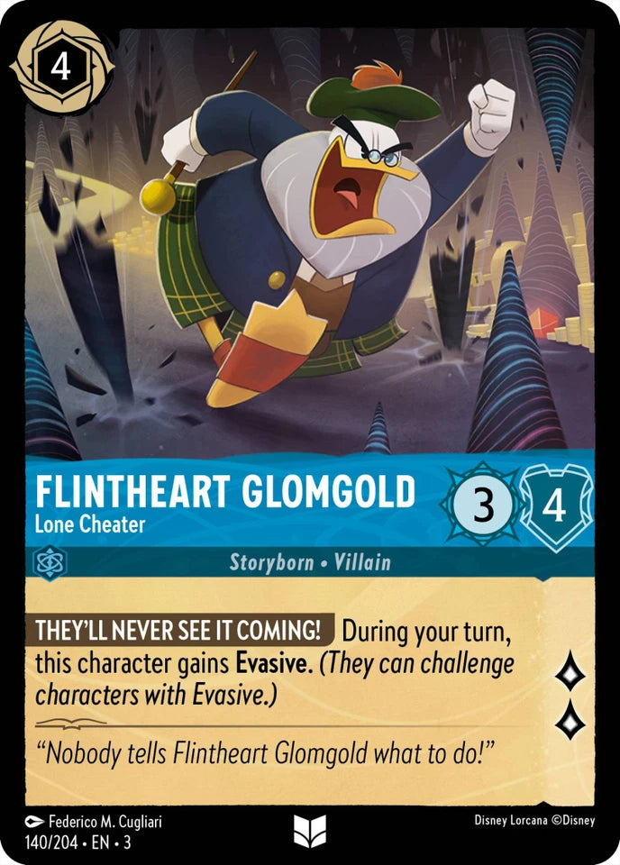 3INK-140 Flintheart Glomgold - Lone Cheater UC