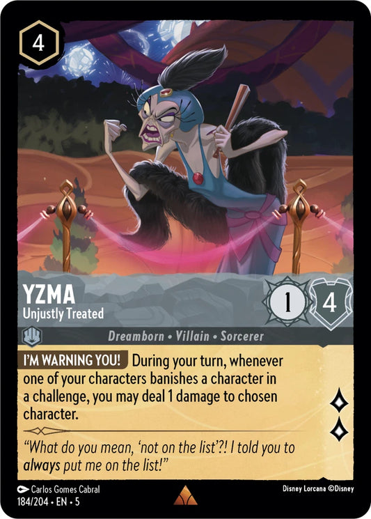 5SSK-184 Yzma - Unjustly Treated R