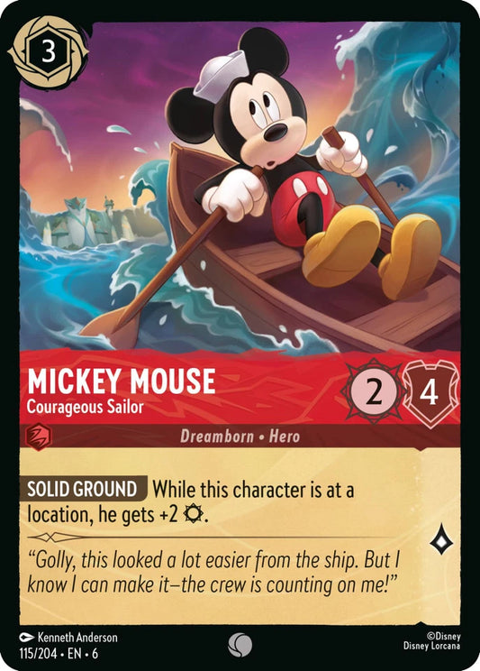 6AZS-115 Mickey Mouse - Courageous Sailor C