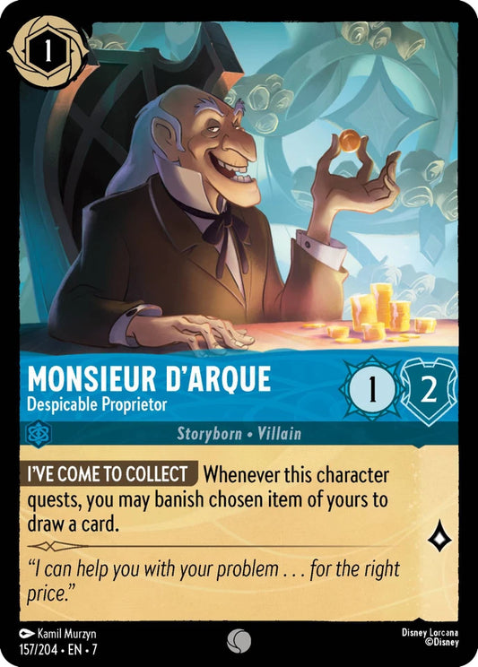 7ARI-157 Monsieur D'Arque - Despicable Proprietor C