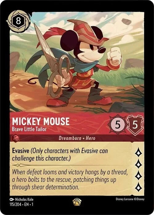 1TFC-115 Mickey Mouse - Brave Little Tailor L