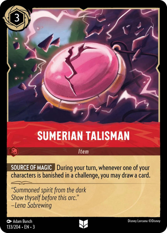 3INK-133 Sumerian Talisman UC