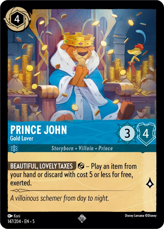 5SSK-147 Prince John - Gold Lover SR