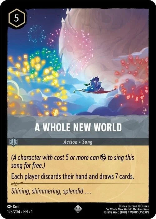 1TFC-195 A Whole New World SR