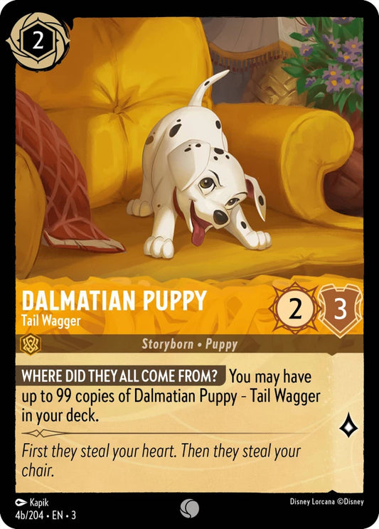 3INK-4b Dalmatian Puppy - Tail Wagger C