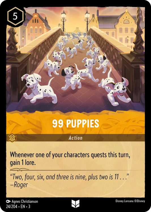 3INK-24 99 Puppies UC