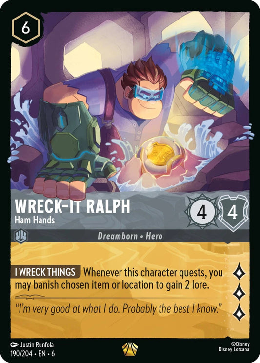 6AZS-190 Wreck-It Ralph - Ham Hands L