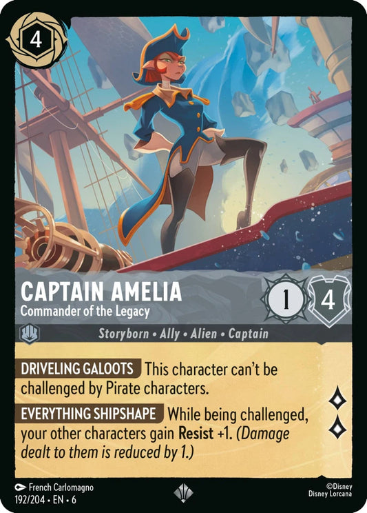 6AZS-192 Captain Amelia - Commander of the Legacy SR