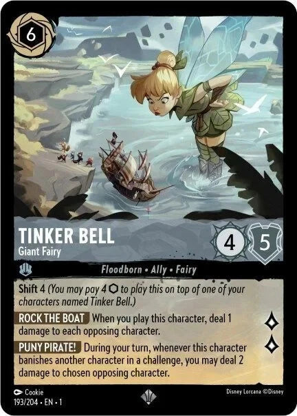 1TFC-193 Tinker Bell - Giant Fairy SR