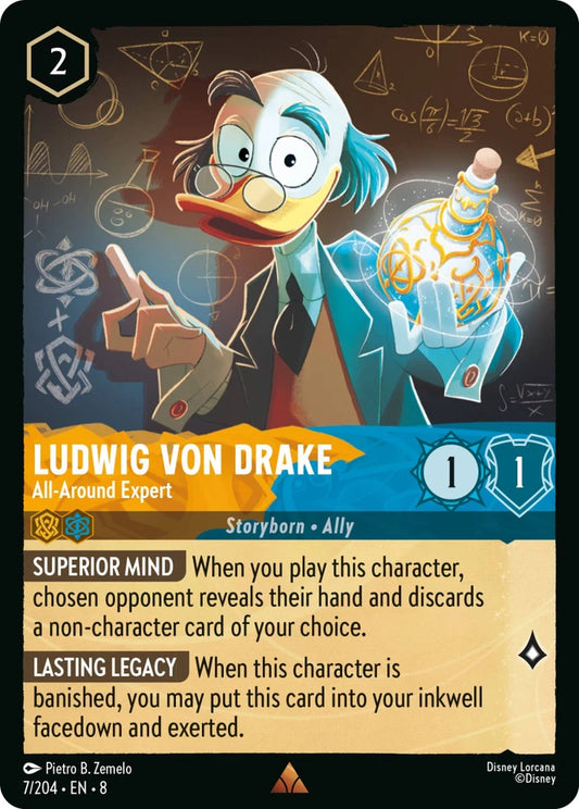 8JAF-7 Ludwig Von Drake - All-Around Expert R