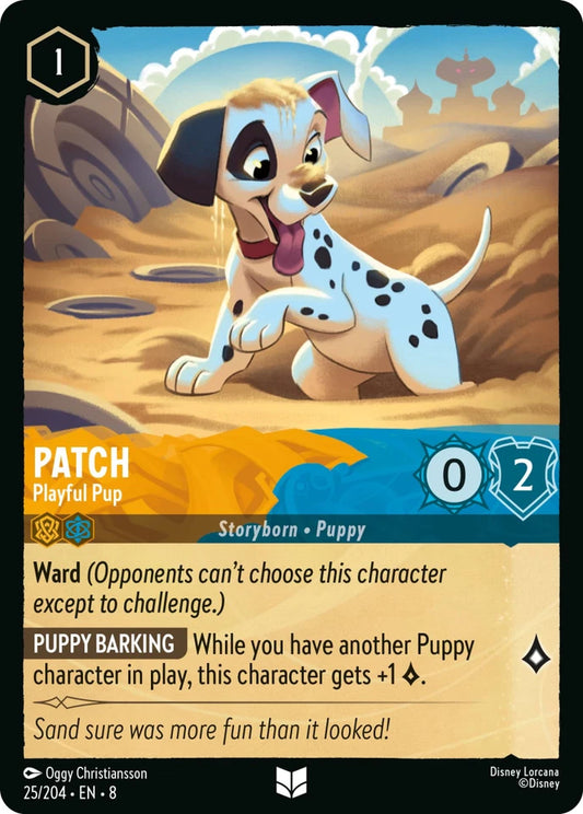 8JAF-25 Patch - Playful Pup UC