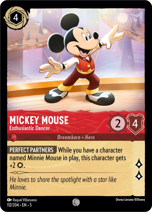 5SSK-112 Mickey Mouse - Enthusiastic Dancer C