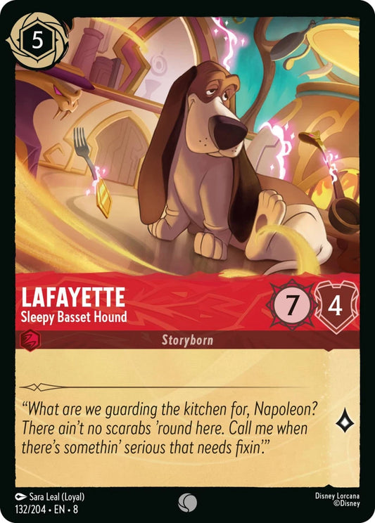 8JAF-132 Lafayette - Sleepy Basset Hound C