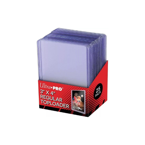 Ultra Pro pacco 25 Toploader Regular 3x4